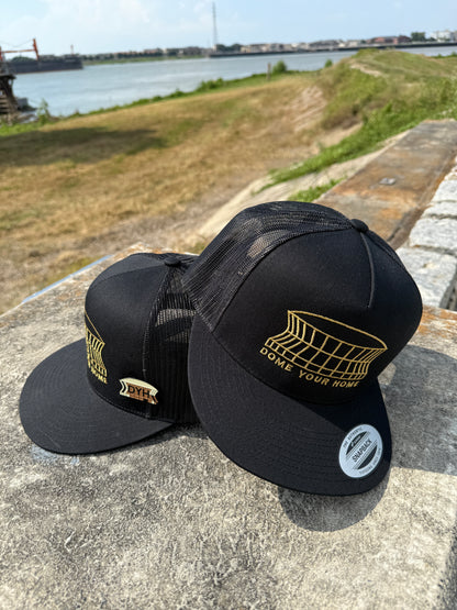 DYH Outline Logo Mesh Snapback Hat