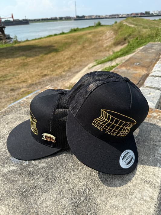 DYH Outline Logo Mesh Snapback Hat
